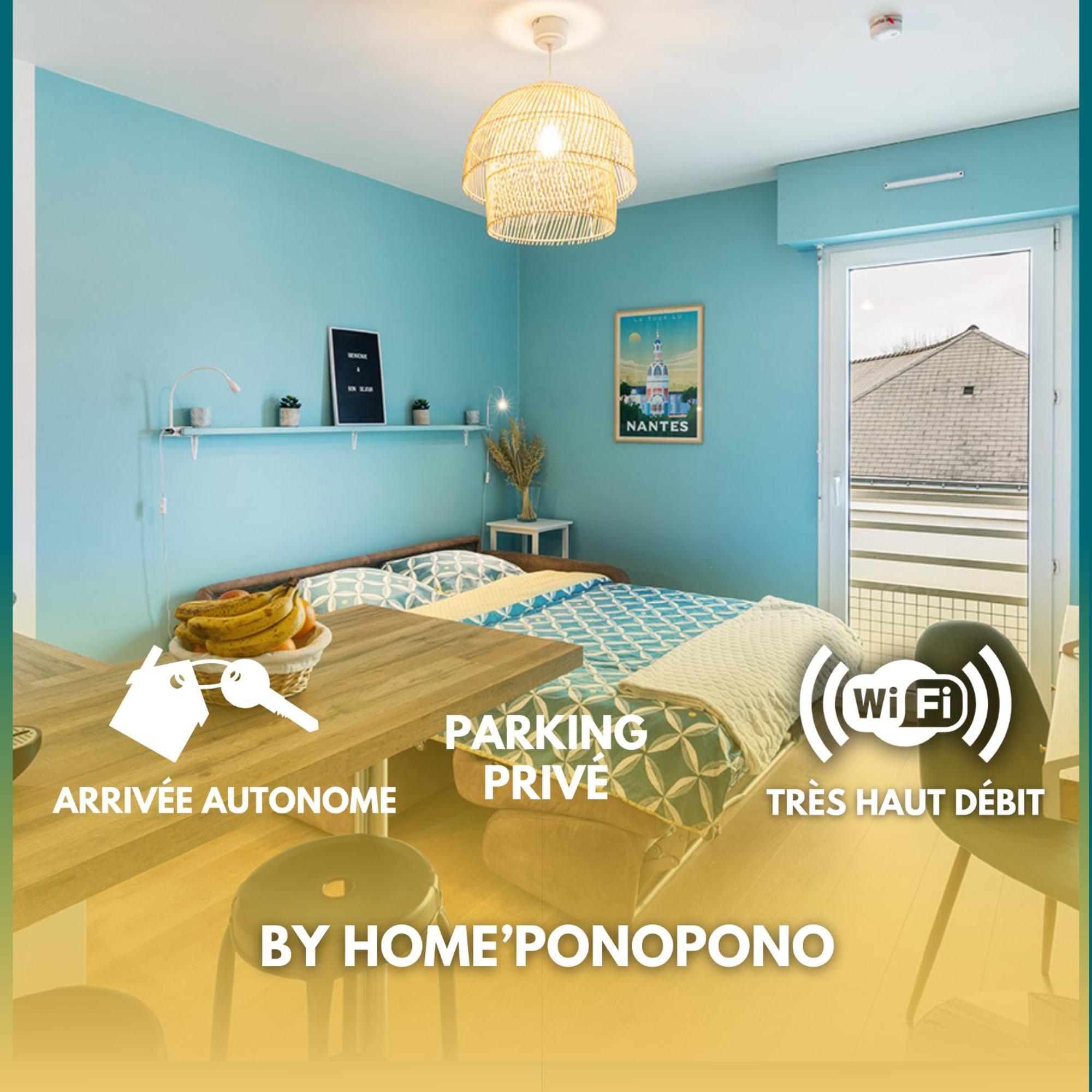 Joli Studio - Parking Prive - Wifi Tres Haut Debit - Au Calme Nantes Zewnętrze zdjęcie
