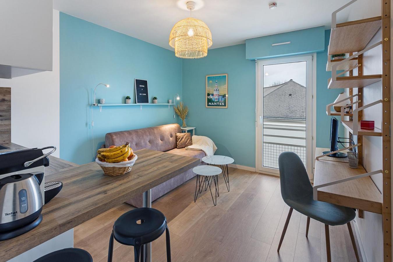 Joli Studio - Parking Prive - Wifi Tres Haut Debit - Au Calme Nantes Zewnętrze zdjęcie
