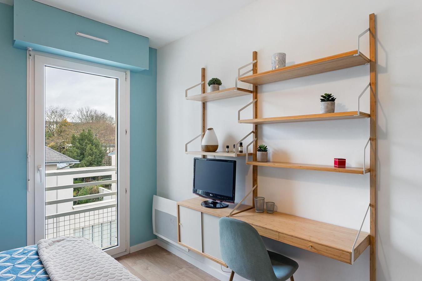 Joli Studio - Parking Prive - Wifi Tres Haut Debit - Au Calme Nantes Zewnętrze zdjęcie